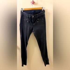 Fidelity Stretchy Black Zipper Jeans/Pants